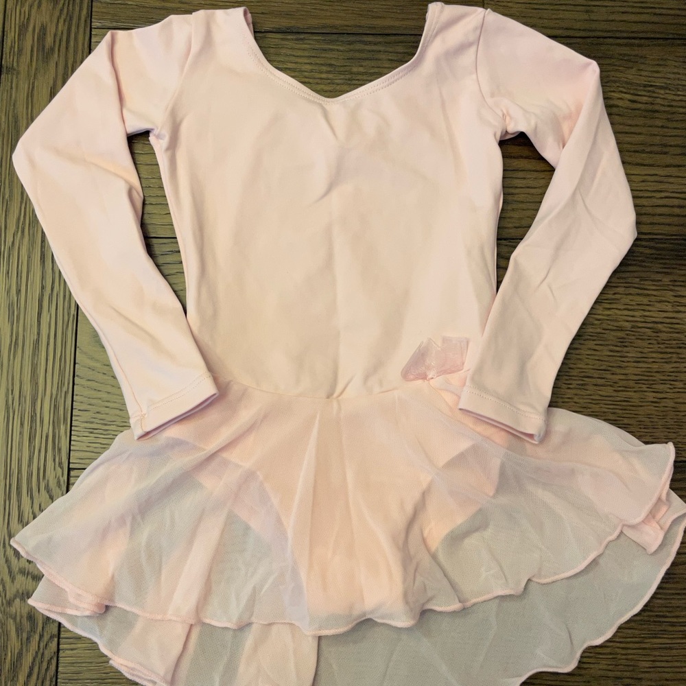 Pink Long Sleeve Leotard